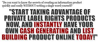 Using Private Label Rights to Generate Revenue Online