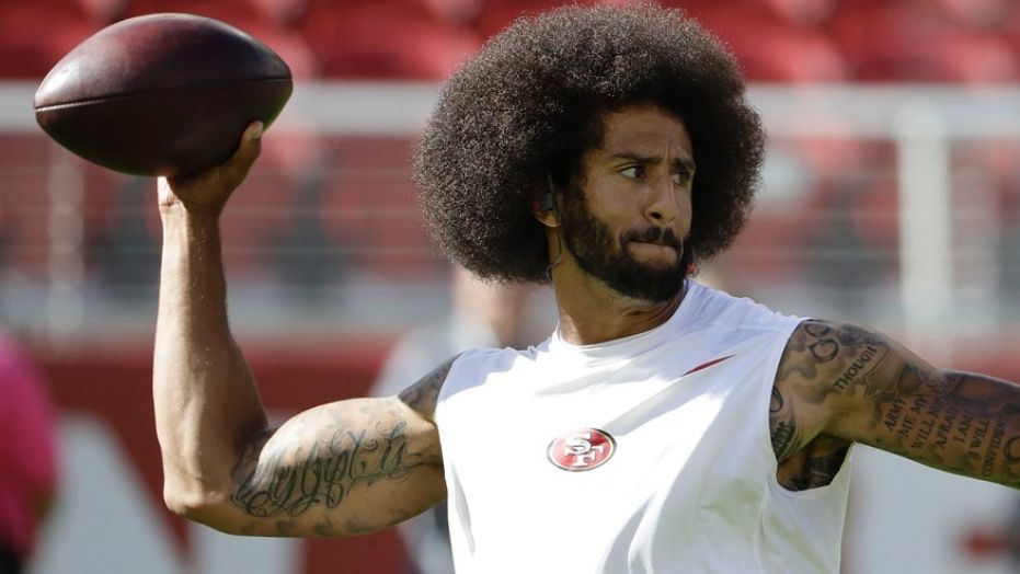 Colin Kaepernick files application to trademark image of his face and hair