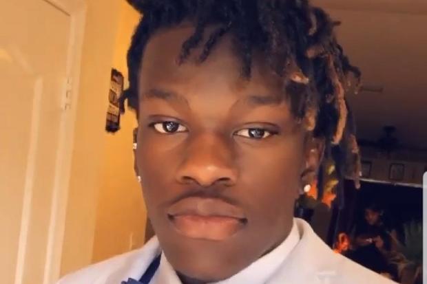 Teen football player shot dead in front of his parents at grandfather's funeral